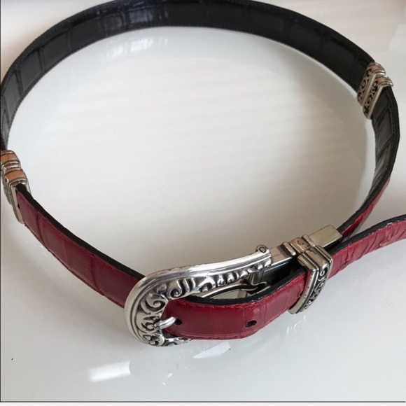 BRIGHTON Two Sided Belt SZ M - Picture 3 of 6